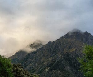 adventurefuel nevis trip mountains curled in mist 