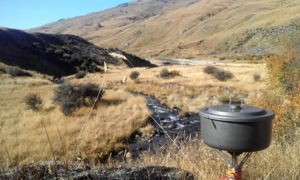 adventurefuel nevis trip making tea