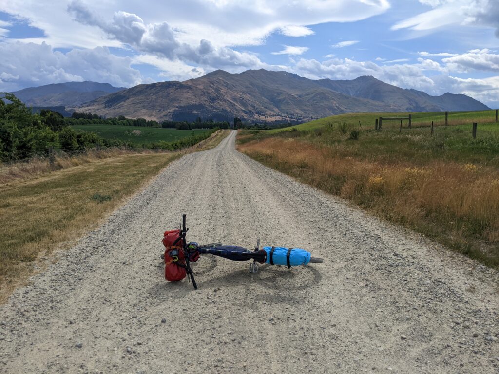 adventurefuel resting on dirt road