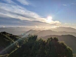 sunrise on old ghost road