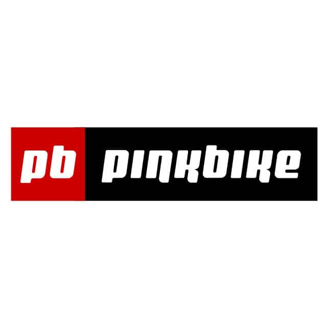 pink bike logo