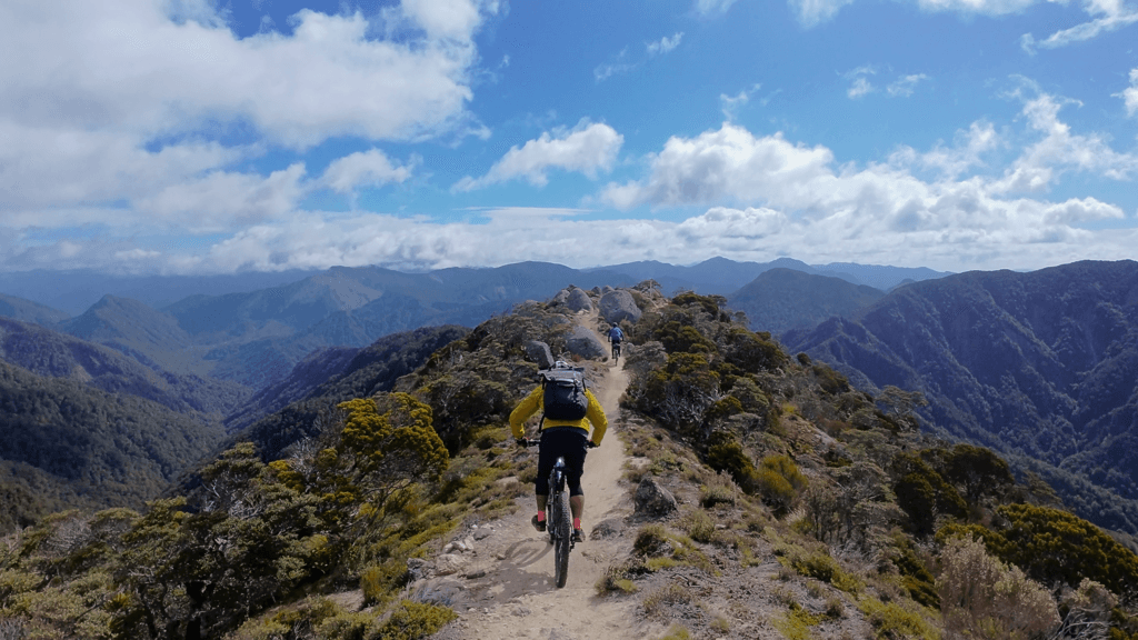 ridge w rob edit mtb rider on tour on old ghost road